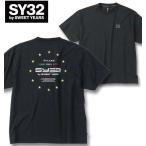 大きいサイズ メンズ SY32 by SWEET YEARS バックサークルスターロゴ 半袖 Tシャツ 3L 4L 5L 6L