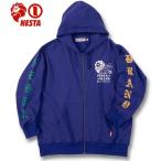 ショッピングBrand 大きいサイズ メンズ NESTA BRAND 裏毛 フルジップ パーカー 3L 4L 5L 6L 8L