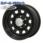 ホイール4本セット DAYTONA'S デイトナ ブラック 15インチ 7.0J 6穴139.7 +12