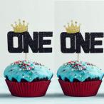 Hongkai 24 шт Crown ONE кекс topa- капкейк день рождения кекс украшение ребенок 1 месяцев 1 месяцев 1 лет. день рождения кекс te The -