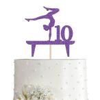 лиловый гимнастика кекс topa-10 листов девушки rose Gold g Ritter гимнастика игрок 10 лет. день рождения party украшение 