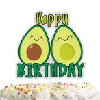  зеленый g Ritter фрукты авокадо Happy Birthday кекс topa- happy авокадо . Guacamole Thema оборудование орнамент baby душ мужчина. 
