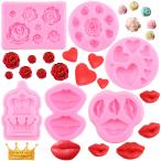 LKDQUTHM свадьба faji кекс type ... роза цветок Rav Heart силикон phone Dan type сладости шоколадный кекс декоративный элемент re-sho