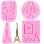 RFGHAC I Love Paris пудель собака phone Dan type eferu. силикон type кекс украшение капкейк topa- шоко re