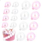16 шт мяч кекс topa- Mini Bubble мяч кекс topa-DIY капкейк жемчуг вставка Mini ba Rune капкейк DIY декоративный элемент re