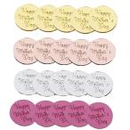 mdgfge Happy День матери Happy акрил Circle rose Gold серебряный капкейк topa- party десерт кекс DI