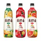 美酢3本セット（太陽のシトラス、ざくろ、グレープフルーツ）【公式】飲むお酢 希釈式900mL 酢 100%果実発酵酢