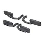 バックミラー ベンリィ110 リトルカブ スーパーカブ C125 バレン ミラー（黒）送料無料