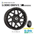 スーパースター ロディオドライブ 7M MONO クロスビー 6.0J-16 +42 4H100 マットブロンズ & グッドイヤー E-Grip ECO EG01 175/60R16