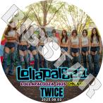K-POP DVD TWICE 2025 Lollapalooza LIVE IN CHICAGO 2025.08.03 トゥワイス KPOP DVD