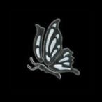 ( супер-скидка mega распродажа!)(52-45) высота лакировка наклейка в общем рисунок серии бабочка ( ширина направление ) серебряный 438