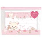リラックマ コリラックマとうさぎティータイムテーマ ケース入りレターセット　LH71201