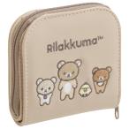 リラックマ BASIC RILAKKUMA キャラミックス 縫製品シリーズ コンパクトワレット WL37301