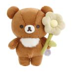 リラックマ BASIC RILAKKUMA Flower ぬいぐるみ チャイロイコグマ MV13901