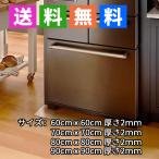 60*60cm/70*70cm冷蔵庫マット　家具マット　テーブルマット 凹み防止　傷防止 床保護　透明 厚さ2mm