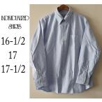 ショッピングINDIVIDUALIZED 【30%off 】INDIVIDUALIZED SHIRT インディヴィデュアライズドシャツ   シャンブレーシャツ　ブルー　ビッグサイズ　大きいサイズ　大きなサイズ