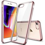 ESR iPhone SE3 第3世代 ケース iPhone SE 第2世代 iPhone 8/7 ケース 黄変防止 TPUカバー クリア 安心保護 軽量 Qi急速充電対応 メッキバンパー加工