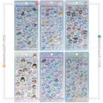 海のいきもののぷっくりシール