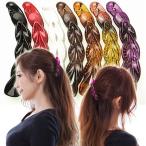 バナナクリップ クリア シンプル ツイスト ヘアアクセサリー
