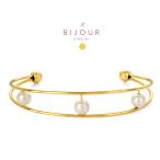  металл аллергия соответствует присоединение .. нет OK браслет нержавеющая сталь жемчуг простой Bijourbi Jules bib0101