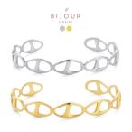  металл аллергия соответствует присоединение .. нет OK браслет нержавеющая сталь морской цепь дизайн Bijourbi Jules bib0115 открытый браслет 