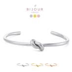  металл аллергия соответствует присоединение .. нет OK браслет нержавеющая сталь узел .. глаз дизайн Bijourbi Jules bib0135 открытый браслет 