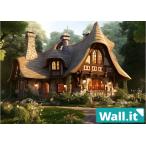Wall.it A4 фигурка дисплей кейс специальный задняя сторона дизайн сиденье ширина направление . павильон зарубежный необычность страна рисовое поле . в европейком стиле здание дом внешний вид Europe ... рассказ сказка . рассказ 