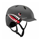 bern балка nBANDITO van ti-to детский Junior шлем BEBB03E Satin Grey Flying Tiger