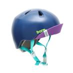 bern балка nNINA колено na детский Kids шлем BEVJG Satin Navy Blue