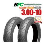 3.00-10 TL L-637 BPCタイヤ バイク オートバイ タイヤ 高品質 300-10 10インチ 2本セット ランキング1位獲得!