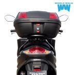 1年保証付 リアボックス エクスクルーシブ 48L 大容量 トップケース ワンタッチ式 ブラック ツーリング 通勤 積載簡単 装着 ワールドウォーク hwb-48 WW製