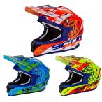 \全品10%+1300円★5/1(木)限定/ スコーピオン VX-15 Air Kistune Helmet モトクロス ヘルメット オフロード バイク