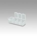 メイホウ 4連ケース クリア 89×36×26mm 1個 パーツケース 小物入 道具箱 釣具 フィッシング MEIHO