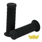 マッドマックス MM05-0141-BK ダイヤハンドルグリップ 非貫通タイプ ブラック 124mm 汎用 7/8インチ(22.2mm)ハンドル専用 ドレスアップ パーツ MADMAX