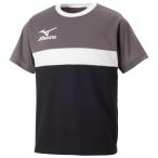 MIZUNO ミズノ 32JA7441 ソーラーカットTシャツ 半袖 ジュニア ダークガルグレー×ブラック 150サイズ