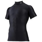 MIZUNO ミズノ 32MA8151 ドライアクセル バイオギアシャツ ハイネック 半袖 メンズ ブラック Lサイズ