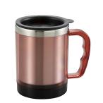 キャプテンスタッグ M1142 リーブル フタ付マグカップ クリアピンク 260ml コップ カップ アウトドア キャンプ M-1142