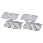 Yahoo! Yahoo!ショッピング(ヤフー ショッピング)キャプテンスタッグ M6653 アルミバーベキュー網焼きプレート 4枚入 アミ 使い捨て アウトドア キャンプ M-6653