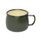 キャプテンスタッグ UH505 ホーロー マグカップ オリーブグリーン コップ カップ アウトドア キャンプ UH-505