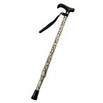 キャプテンスタッグ UR1016 伸縮式ステッキ 花柄 ピンク 杖 つえ SGマーク 歩行補助 散歩 買い物 アウトドア キャンプ UR-1016