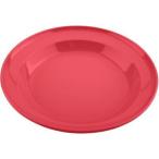 キャプテンスタッグ UT0029 ホリデージョイ 抗菌 丸型カレー皿 ピンク 22cm 皿 さら 食器 アウトドア キャンプ UT-0029