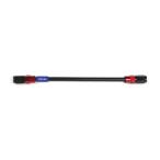 メッシュ ブレーキホース 200mm ブラックスモークホース/レッド×ブラック SF-SF スウェッジライン RAKB-1010M-0200 イージーオーダーホース プロト