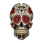 print PI0026-SKULL1P подушка бака Skull красный 156.5mm×100mm мотоцикл экстерьер детали 