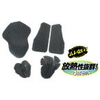 ラフ&ロード R&R RR10045 エアスルーパッドフルセット フリーサイズ ブラック