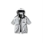 バートル AC1156 エアークラフト 半袖ブルゾン 服のみ アッシュグレー Mサイズ 春夏用 上着 ジャケット 作業服 作業着