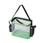 クロスファクター AEP707 EVAクリアーライブウェル 30cm クリアー×ライム D175×W300×H230mm バケツ バッカン ホルダー付 海釣り 釣具 浜田商会