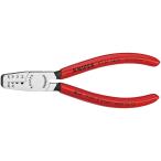 KNIPEX クニペックス 9761-145A エンドスリーブ用圧着ペンチ (SB) クリンピング能力(mm2)：0.25-2.5 クリンピング能力(AWG)：23-13 質量(g)：140