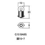 M&H マツシマ 1P7113 12v3.4w G10 BA9S M&H