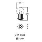 M&H マツシマ 1P7512 12v6w G14 BA9S m&h