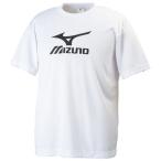 MIZUNO ミズノ 32JA6155 Tシャツ 半袖 ユニセックス メンズ/レディース ホワイト×ブラック XLサイズ